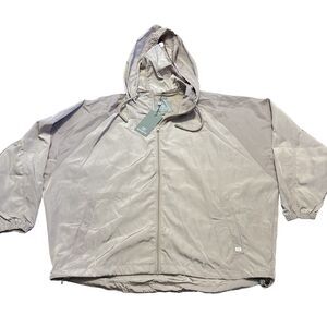 Soia & Kyo Women's Jacket Size S/M Pink Oaklynn Windbreaker Hood Vented Soia Kyo